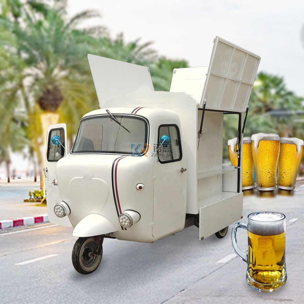 Street Food Snacks - 3-Rad-Lambro Street Mobile Fast-Food-LKW, Imbissanhänger, Kaffee,