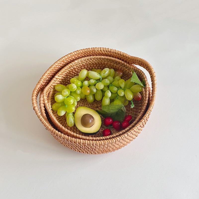 Food Snacks With Fiber - Vietnam Rattan Obstschale Brot- und Snack-Aufbewahrungsbox
