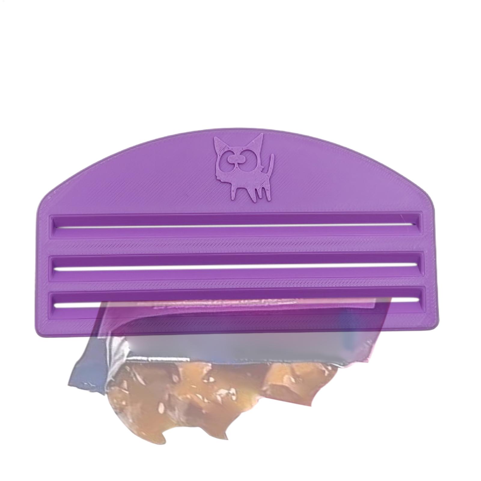 Food Snacks With Fiber - Tierfutter-Beutelquetscher für Katzenfutter und Katzenleckerlis –