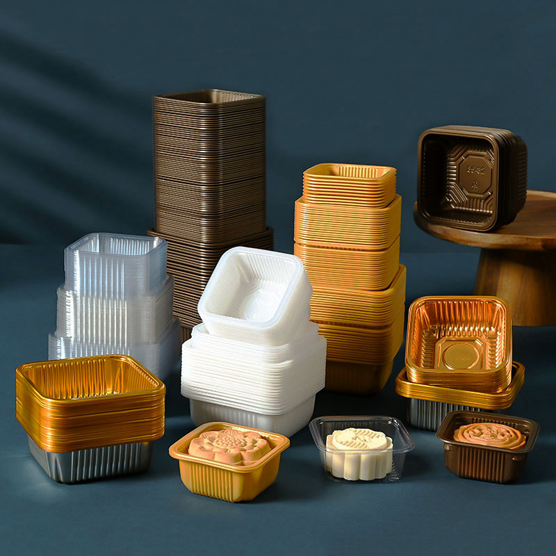 Food Like Snacks - 100 stücke Mooncake Plastiks chale Haustier