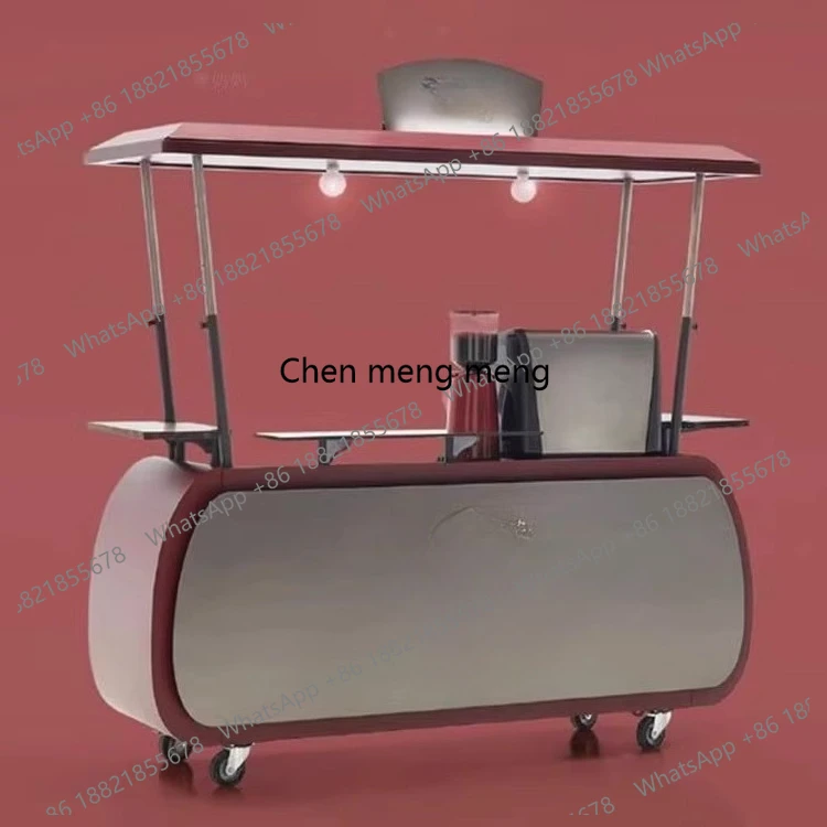 Food Snacks With Iron - Mobiler Outdoor-Essenswagen, hochwertige Hotel-Ausstellungshalle, Imbisswagen, Foodtruck,