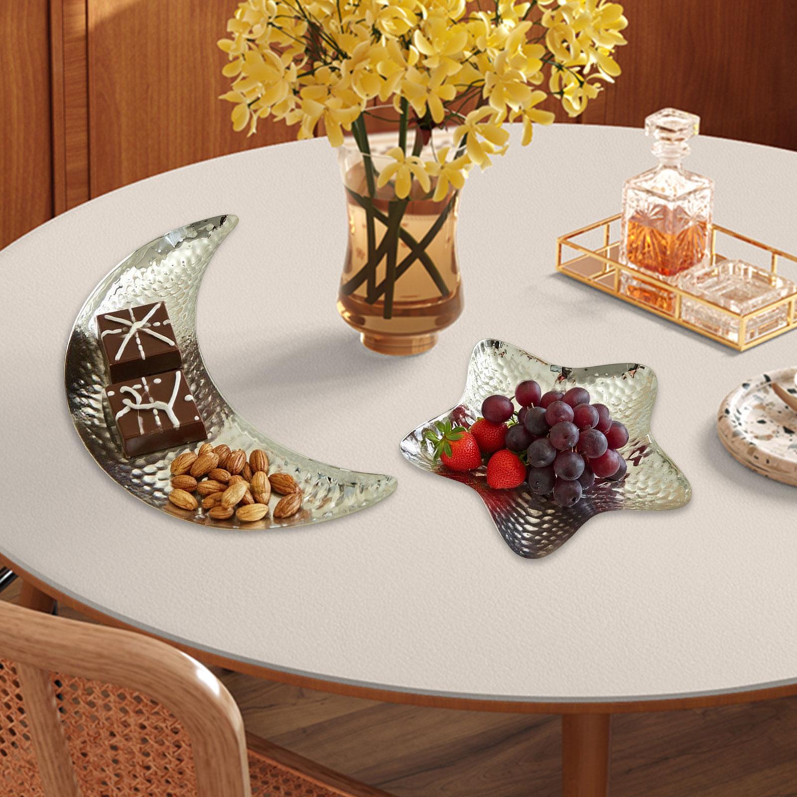 Food Snacks With Iron - Elegantes Eisentablett-Set für Süßigkeiten, Desserts, Lebensmittel,