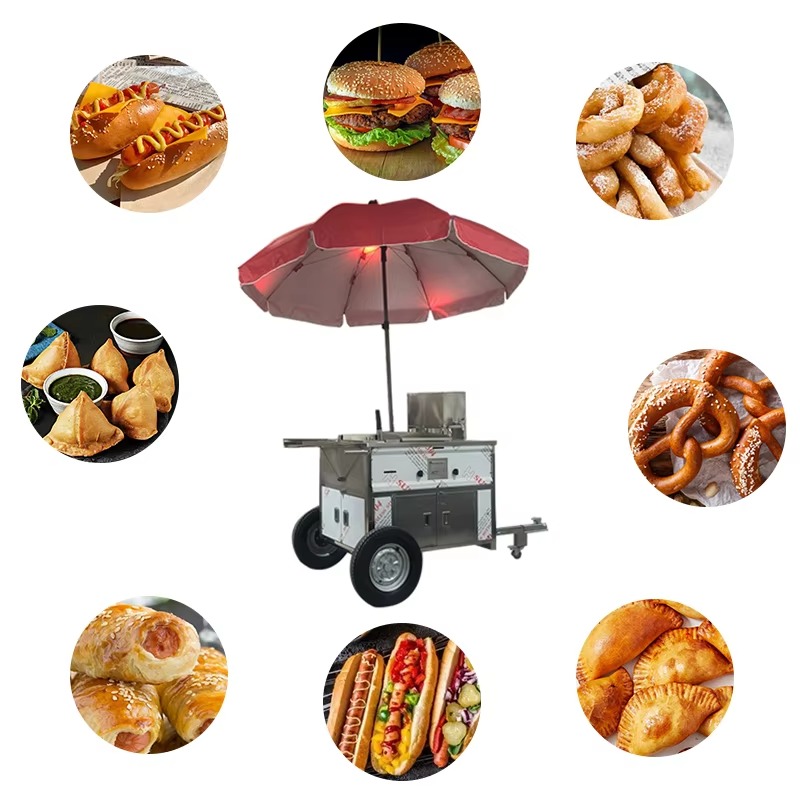 Kompakter mobiler Imbisswagen  – Street Food Snacks Bewertung und Preis