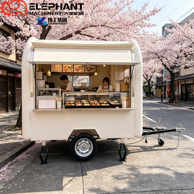 Mobiler Imbisswagen mit Rundem – Street Food Snacks Bewertung und Preis