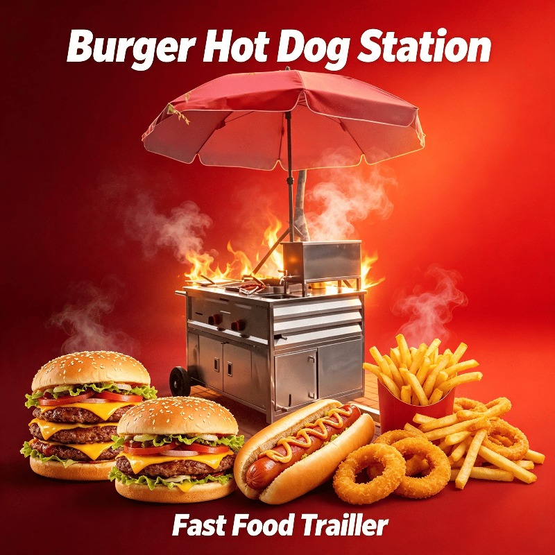 Mobiler Imbisswagen, abschlepp – Street Food Snacks Bewertung und Preis