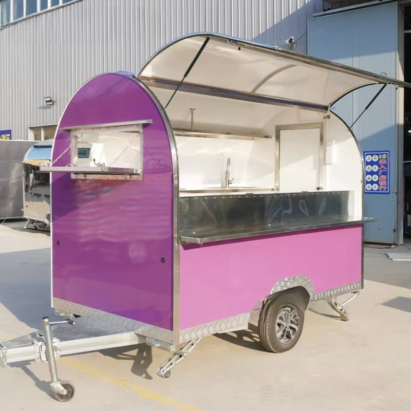 Outdoor-Imbisswagen, Verkaufss – Street Food Snacks Bewertung und Preis