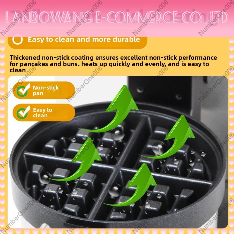 Rotierender Waffeleisen-Grill, – Food Snacks With Iron Bewertung und Preis