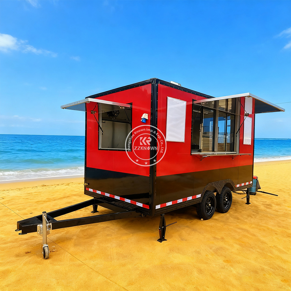 Neuer Food Truck-Anhänger zum  – Street Food Snacks Bewertung und Preis