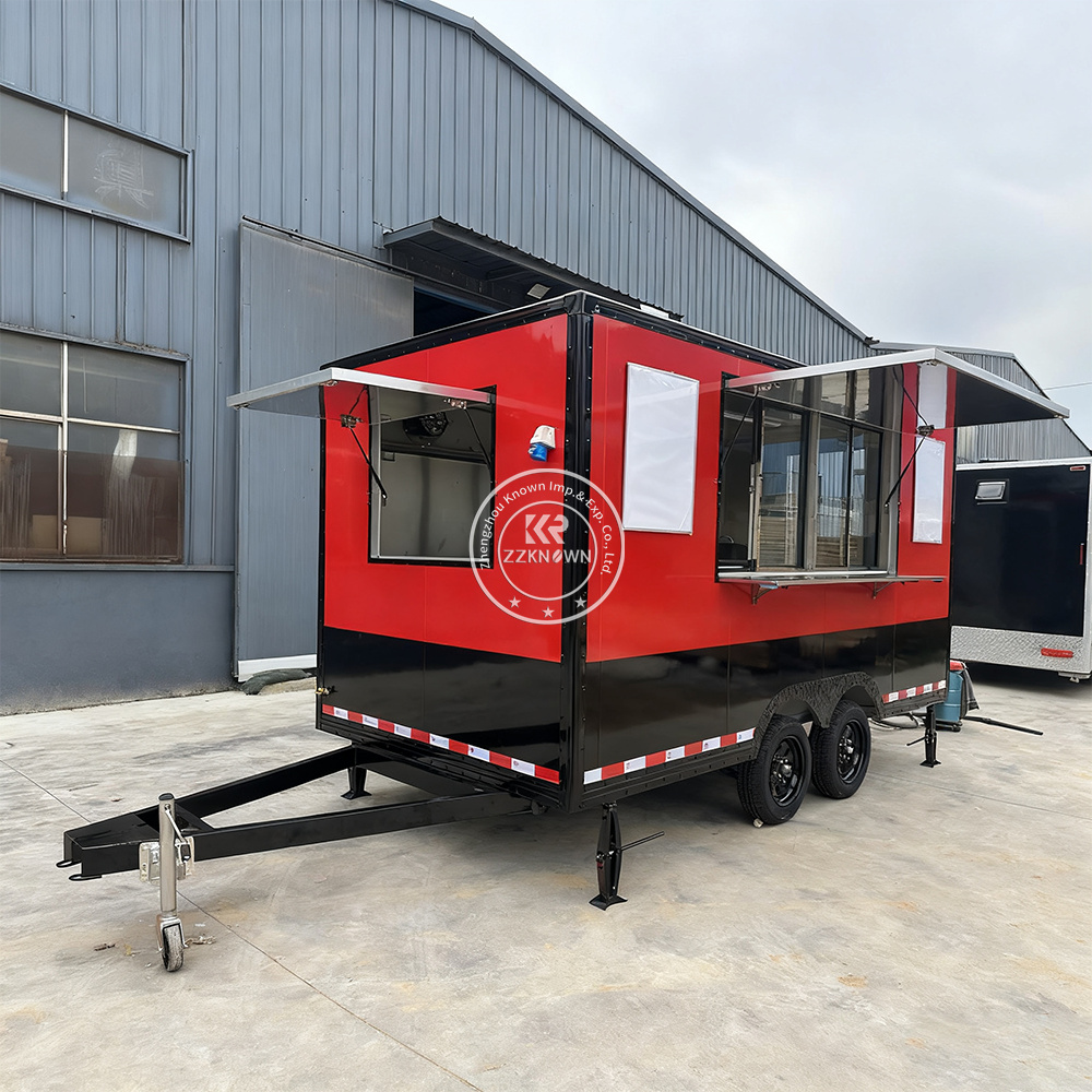Neuer Food Truck-Anhänger zum  – Street Food Snacks Bewertung und Preis