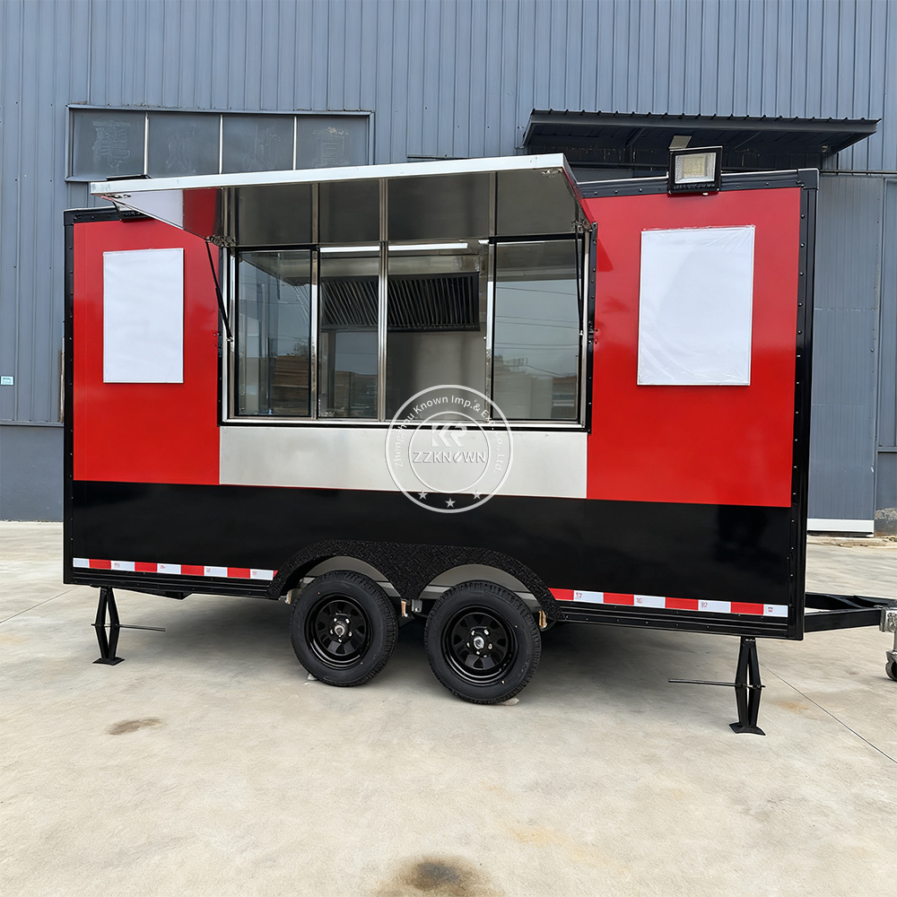 Neuer Food Truck-Anhänger zum  – Street Food Snacks Bewertung und Preis