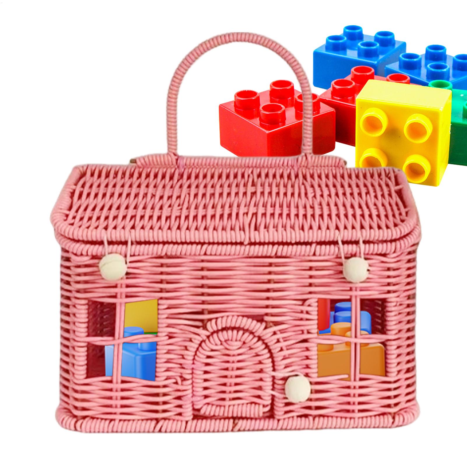 Rattan-Korb, Vintage-Hausform, – Food Snacks With Fiber Bewertung und Preis