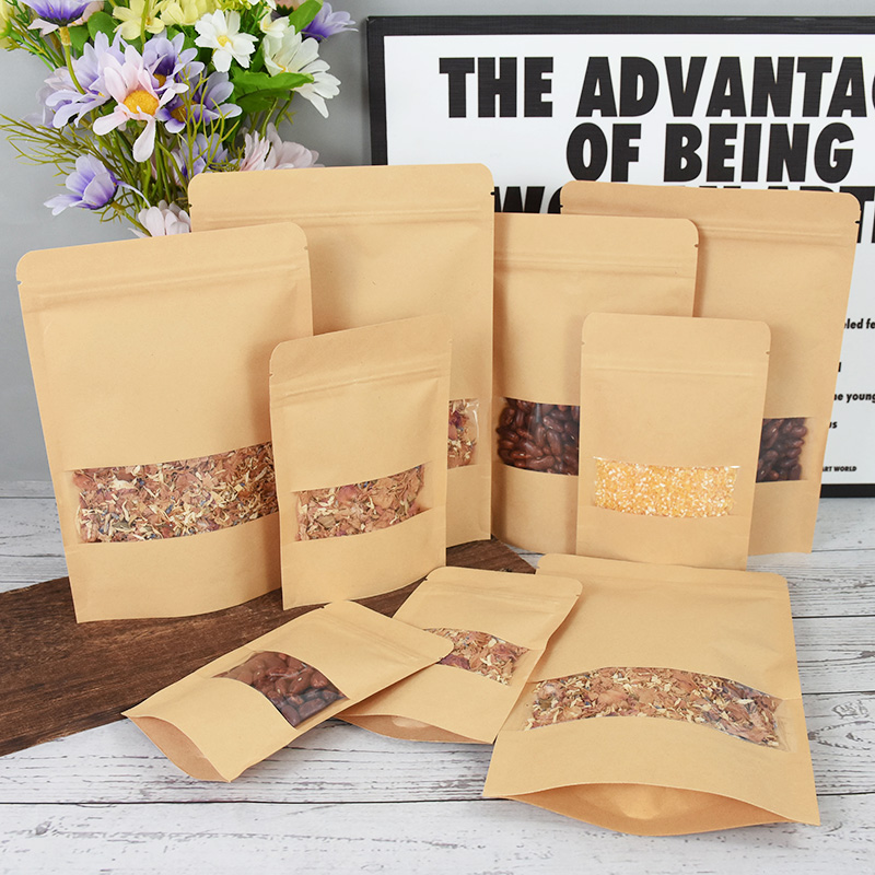 20/50 stücke Kraft Papier Zip- – Food Like Snacks Bewertung und Preis