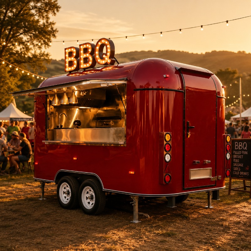 Food Truck Anhänger Straßenver – Street Food Snacks Bewertung und Preis