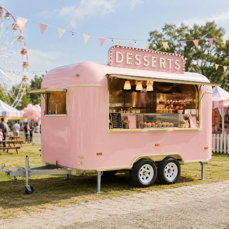 Food Truck Anhänger Straßenver – Street Food Snacks Bewertung und Preis