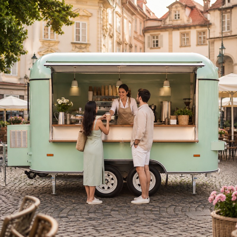 Food Truck Anhänger Straßenver – Street Food Snacks Bewertung und Preis