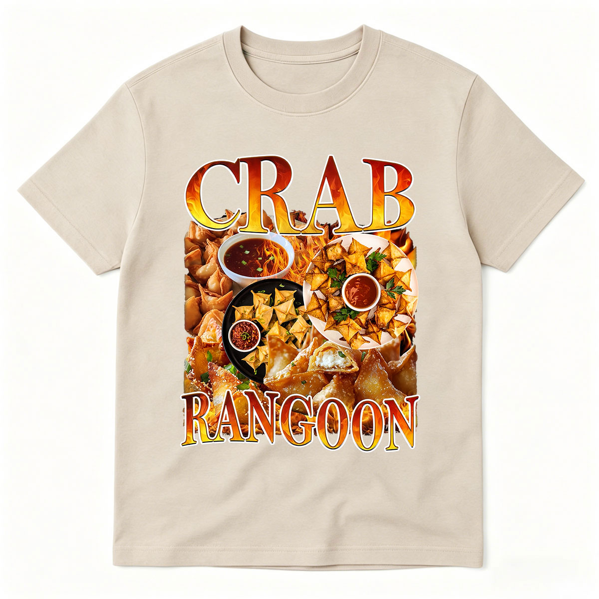 Crab Rangoon Vintage Food T-Sh – Food Snacks With Fiber Bewertung und Preis