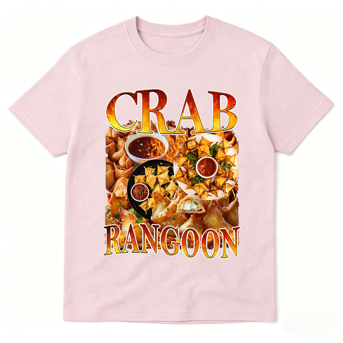 Crab Rangoon Vintage Food T-Sh – Food Snacks With Fiber Bewertung und Preis