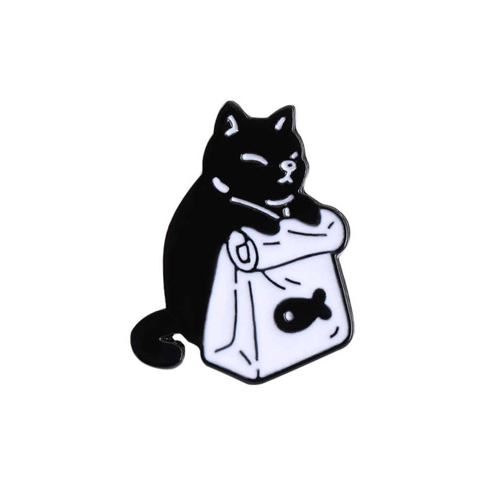 Niedliches schwarz-weißes Katz – Food Snacks That Are Black Bewertung und Preis