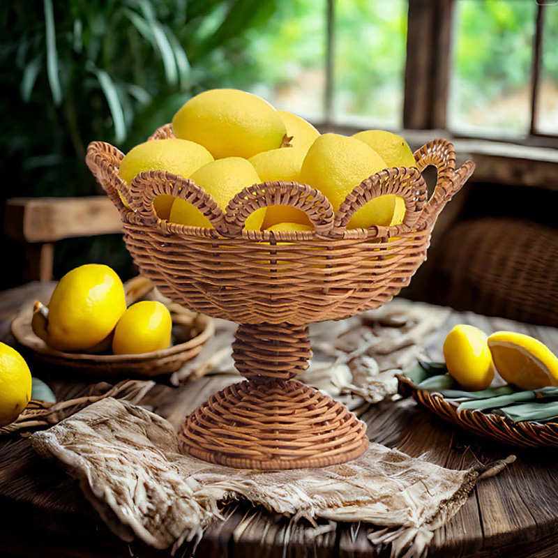 Rattan-Sockel, Obstschale, hoc – Food Snacks With Fiber Bewertung und Preis