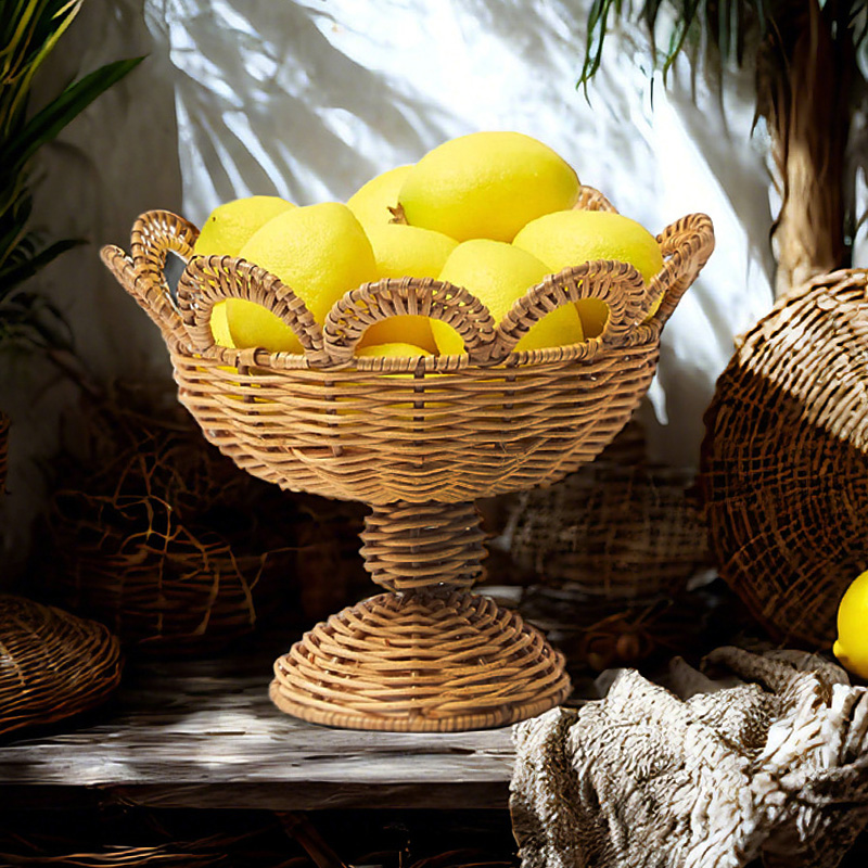Rattan-Sockel, Obstschale, hoc – Food Snacks With Fiber Bewertung und Preis