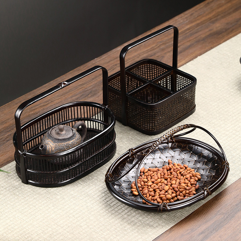 Handgewebter Bambus-Picknickko – Food Snacks With Fiber Bewertung und Preis